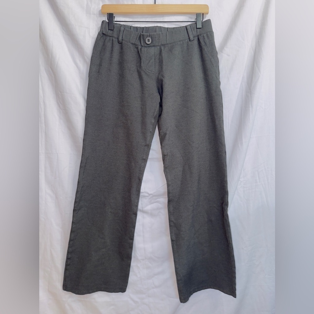 Women’s Betabrand Gray High Waisted Pull On Stretch Bootcut Yoga Dress Pants